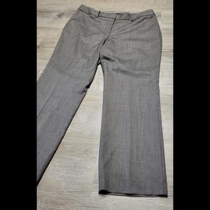 Talbots Size 16P Houndstooth Black Wool Blend Lined Classic Fit Slacks  Pants